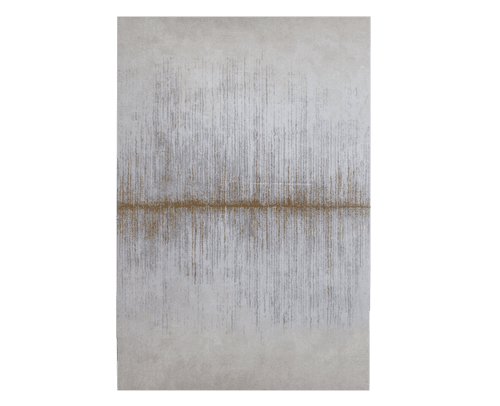 Split saffron rug