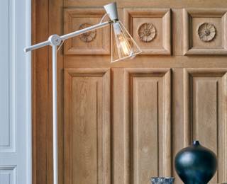 Lampadaire Christy noir 
