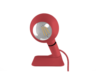 Red Iridescent Magnetic lamp