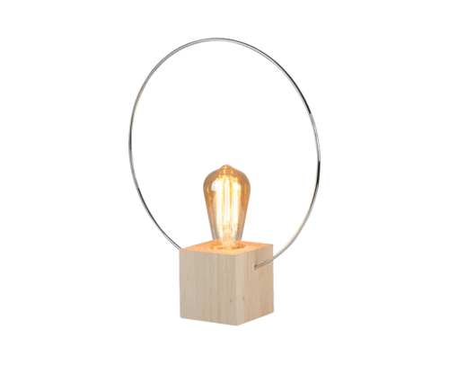 Aura small wooden lamp 