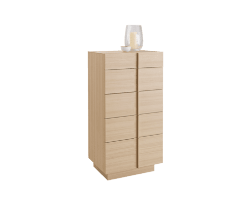 Symphonie tall chest with 5 drawers