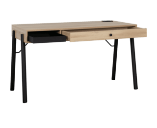 Addict Folio desk with 1 drawer and 1 compartment