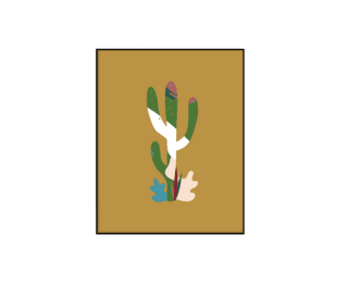 Printbox Silhouette Cactus