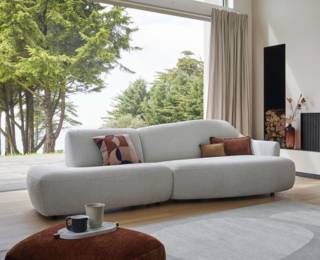 Oasis straight 4-seater sofa