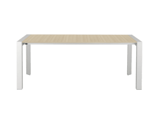 Setis rectangular table with extensions